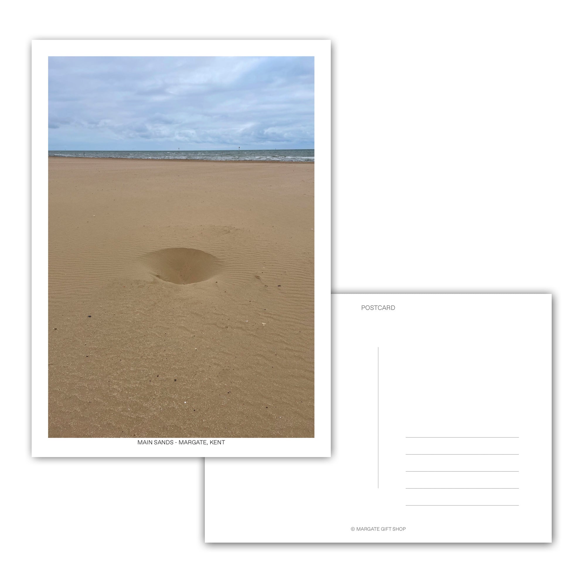 Margate Postcard - Main Sands (Hole)