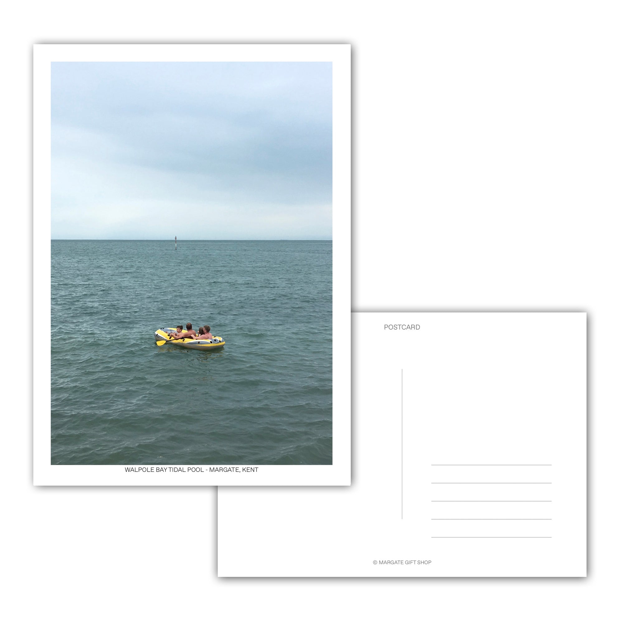 Margate Postcard - Walpole Bay Tidal Pool (Boat)